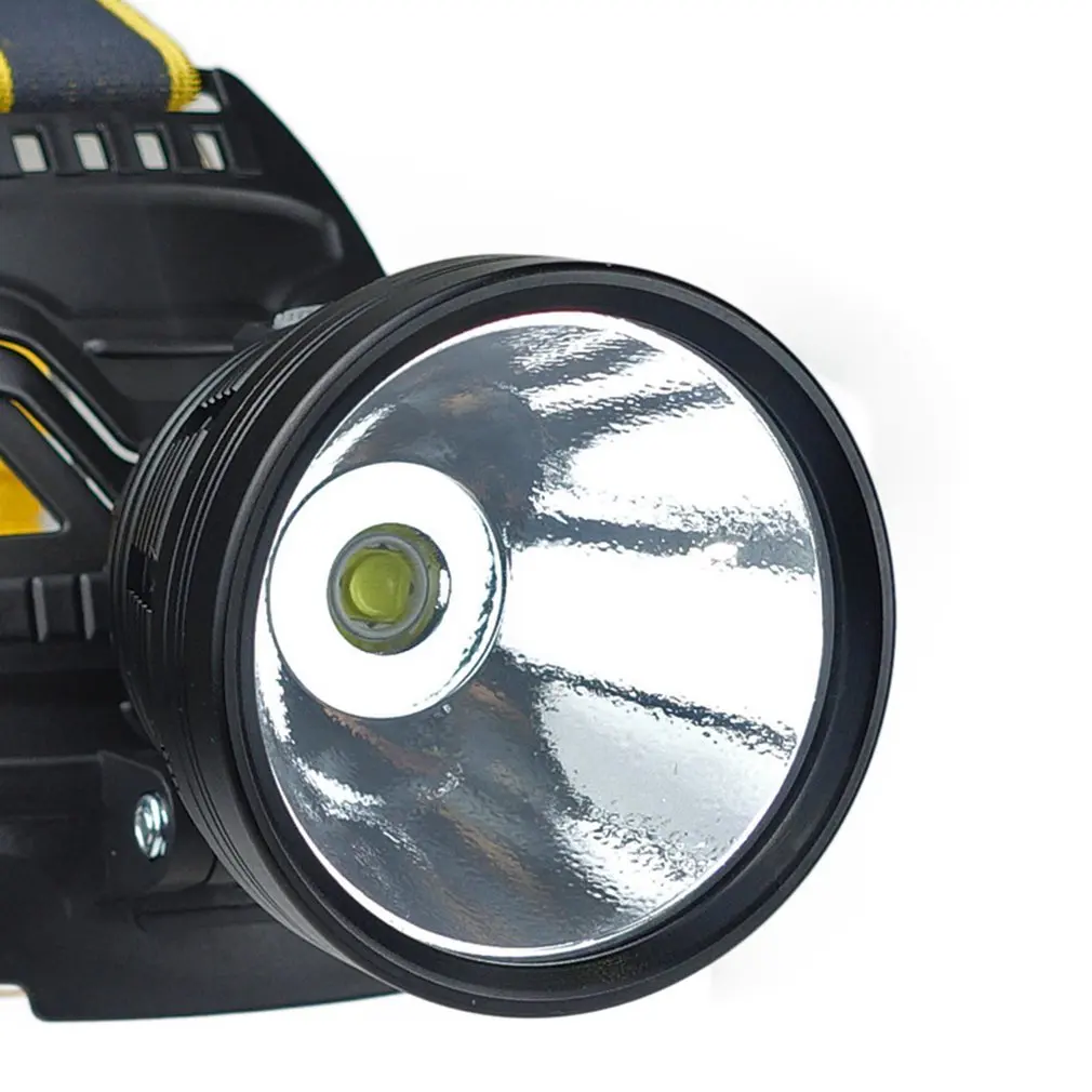 

5-gears Adjustable Headlight Telescopic Zoom IPX4 Waterproof Built-in Battery USB Charging XHP99 Headlight