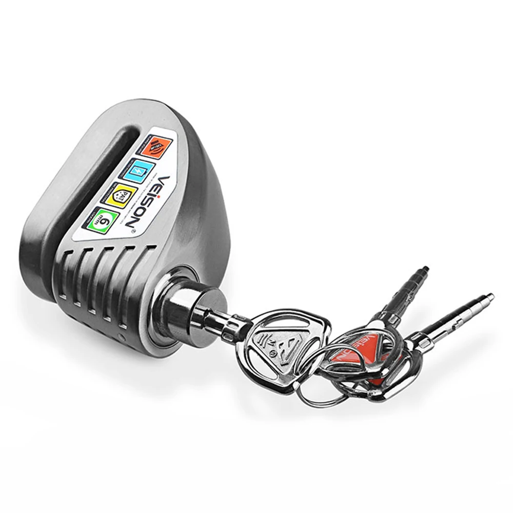 VEISON 130 дБ мотоциклетный замок водонепроницаемая мотоциклетная сигнализация