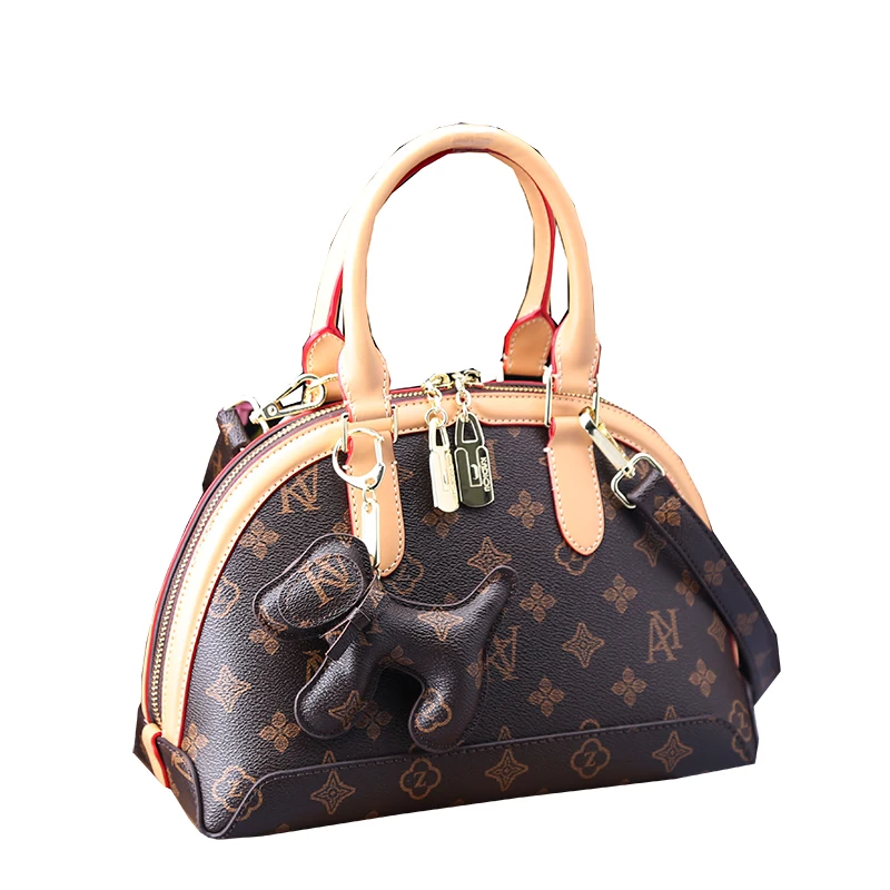 

Genuine Leather Women Shell Bag 2021 New Fashion One Shoulder Messenger Handbag Luxury Designer Purse and Handbag Channels Gg Cc