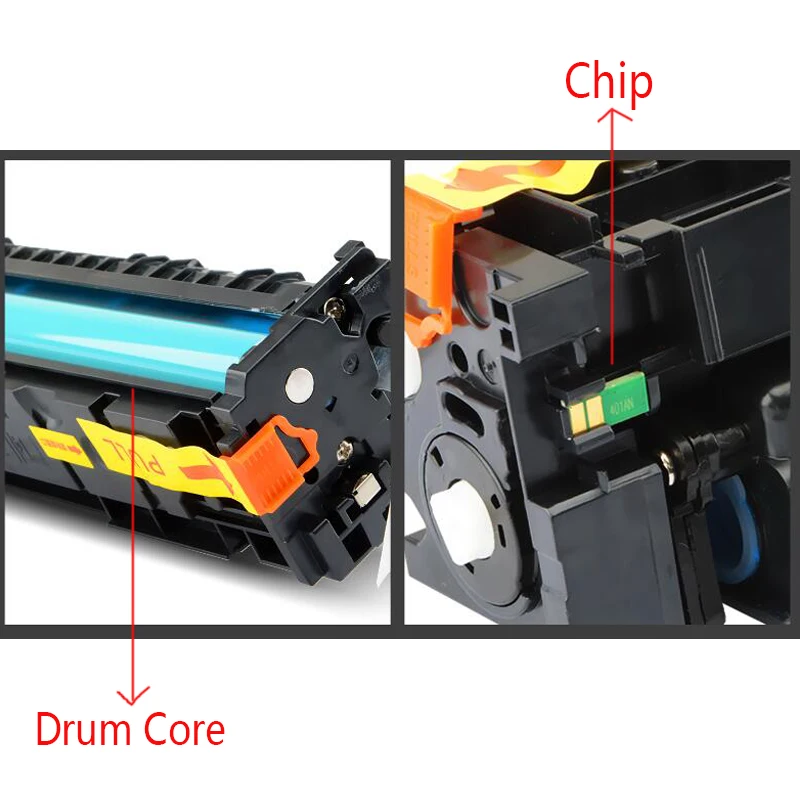 CF510A CF511A 512 513A 204A Compatible Color Toner Cartridge For Hp Color LaserJet Pro M154 MFP M180 M180n M181 M181fw Printer images - 6