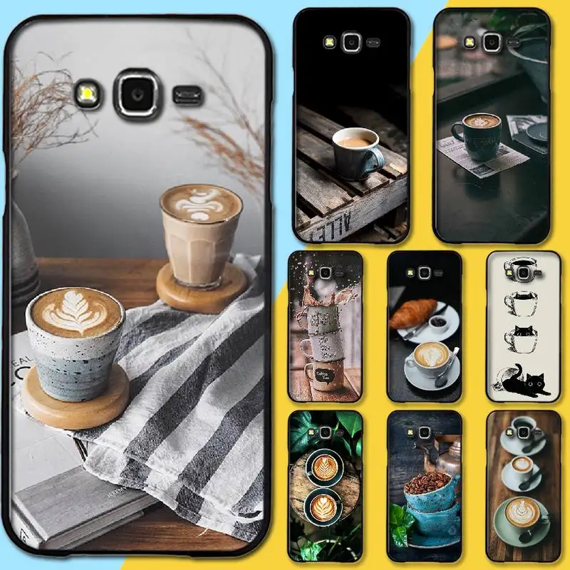 PENGHUWAN A cup of coffee Phone Case Cover For Samsung Galaxy J7 J8 J3 J4 J5 J6 Plus 2018 Prime | Мобильные телефоны и