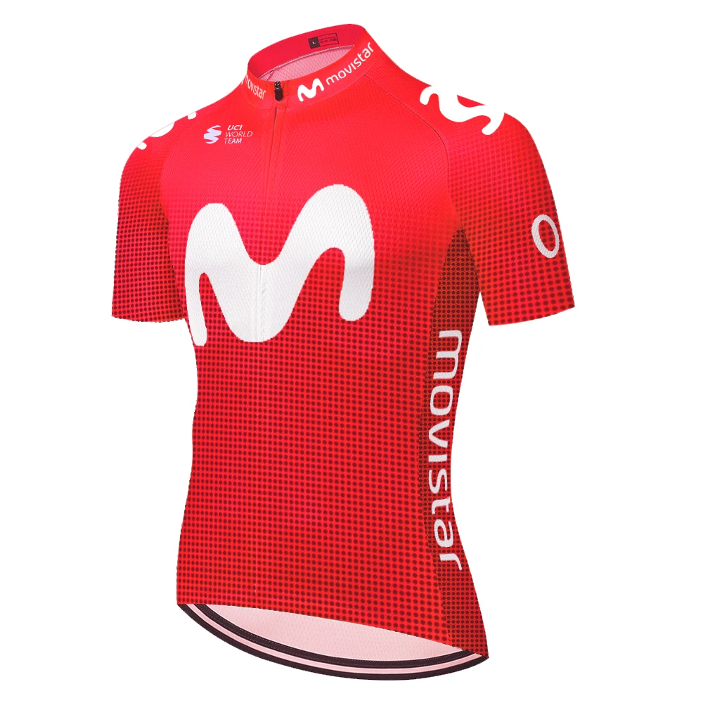 Новый movistar Велосипеды Джерси 2020 гонки ropa ciclismo hombre verano быстросохнущие короткий