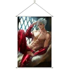 Аниме Ban Nanatsu no Taizai, рекламный стеновой плакат из сплава, сделанный на заказ, 60x90 см, 24x36 дюймов