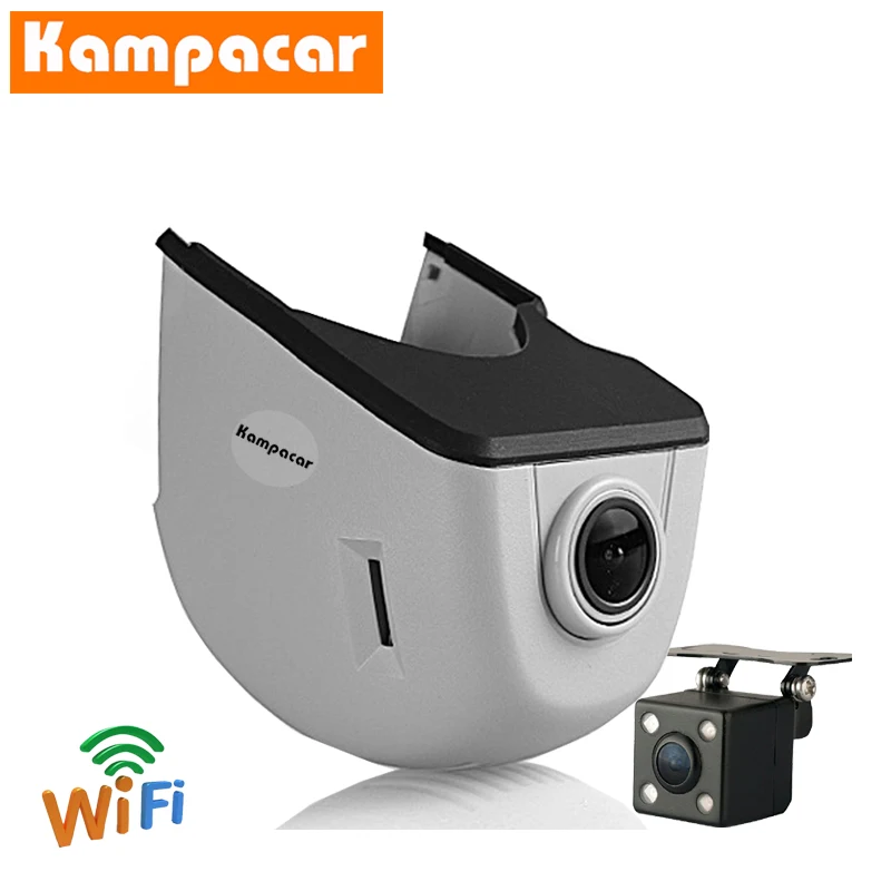 Kampacar рекордер WiFi Автомобильный видеорегистратор Даш Cam Автомобильная Камера для Audi A4 A4L B7 A6 4F C6 2006 2007 B8 Q7 2008 A5 2009 2010 A3 2011 HD Автомобильный видеорегистратор