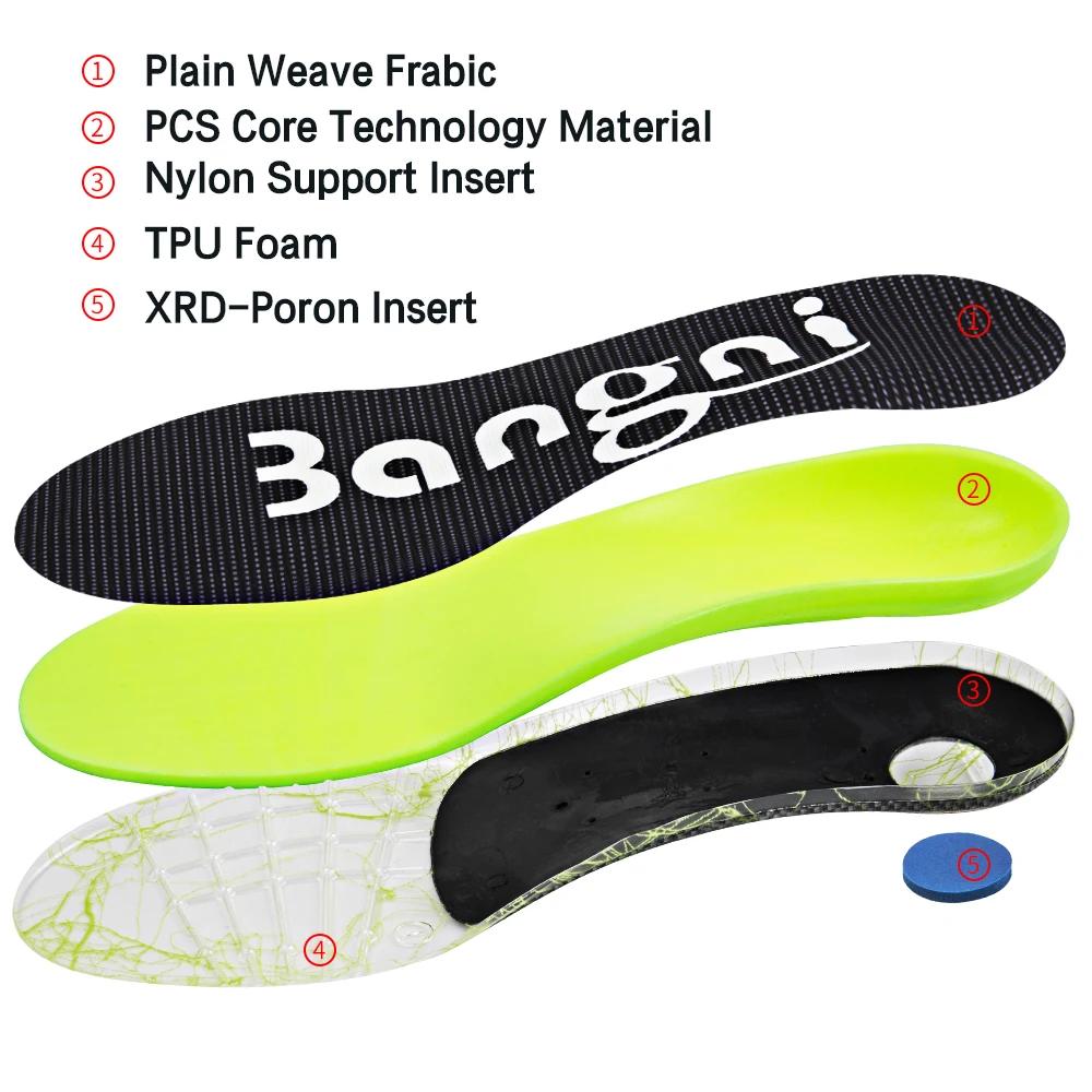 3ANGNI Inserts Foot Arch Support Orthopedic Shoes Insole For Women Men Flat Feet Corrector Plantar Fasciitis Pain Sole Protector
