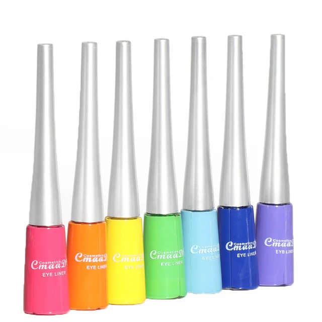 17 Colors Neon Liquid Eyeliner Pencil Waterproof Colorful Blue Green Yellow White Eye Liner Pen Women Makeup Eyes Cosmetics 6