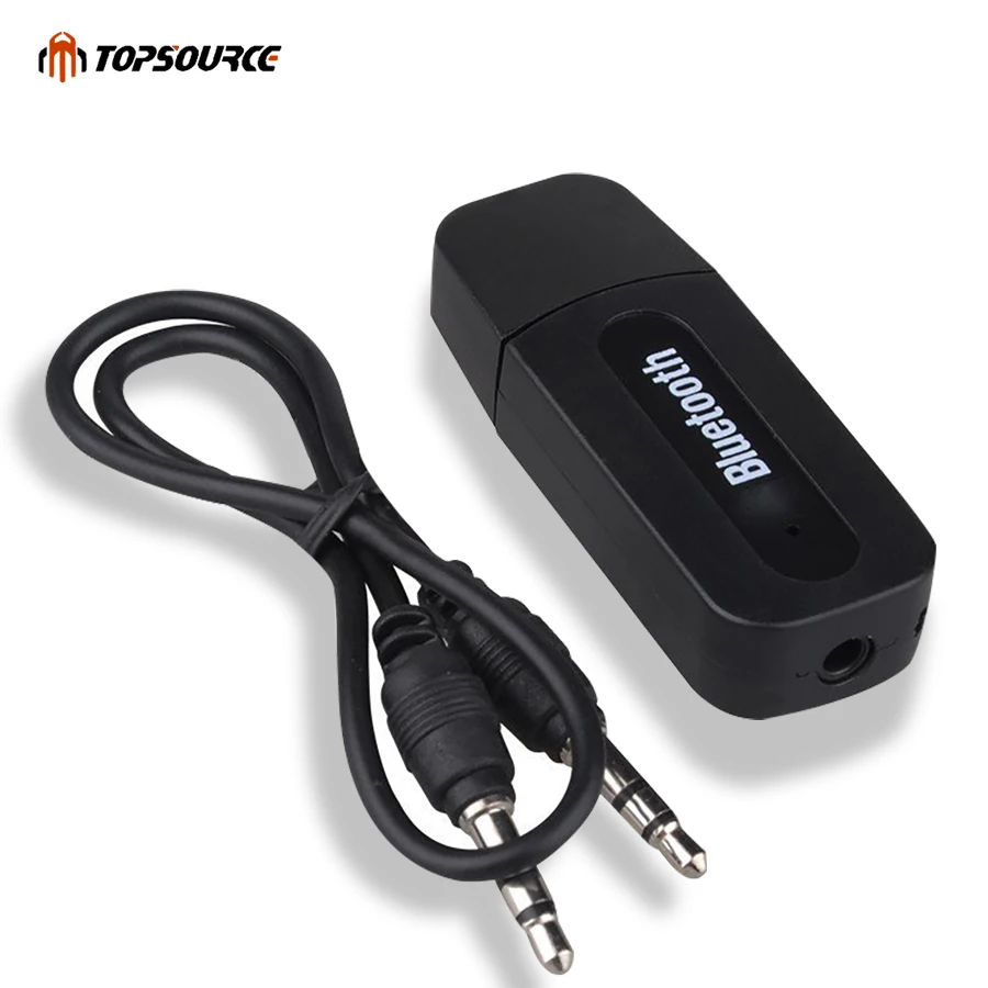 TOPSOURCE USB Aux Bluetooth автомобильный комплект аудио приемник адаптер 3 5 мм один выход