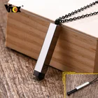 Геометрические Ожерелья Vnox для мужчин и женщин, антиаллергенные гибкие Кулоны из нержавеющей стали в стиле панк, ювелирные украшения для воротника