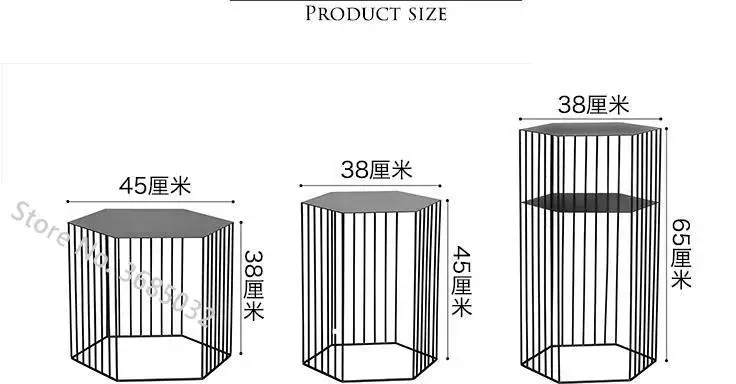 Новые модные железные журнальные столики креативные в гостиной простые