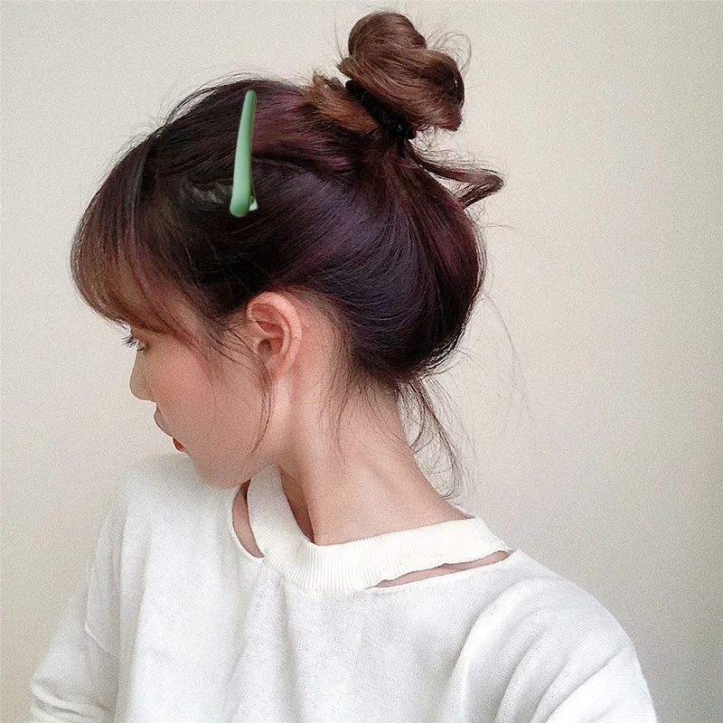 1 шт. корейский скраб заколка для волос женщин девочек заколки карамельного цвета