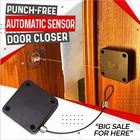 Перфорация автоматический датчик для дверцы ближе автоматическое устройство для закрывания дверей близкого стабильного отверстие-Бесплатная быстрая установка анти-кражи комнаты дверной замок