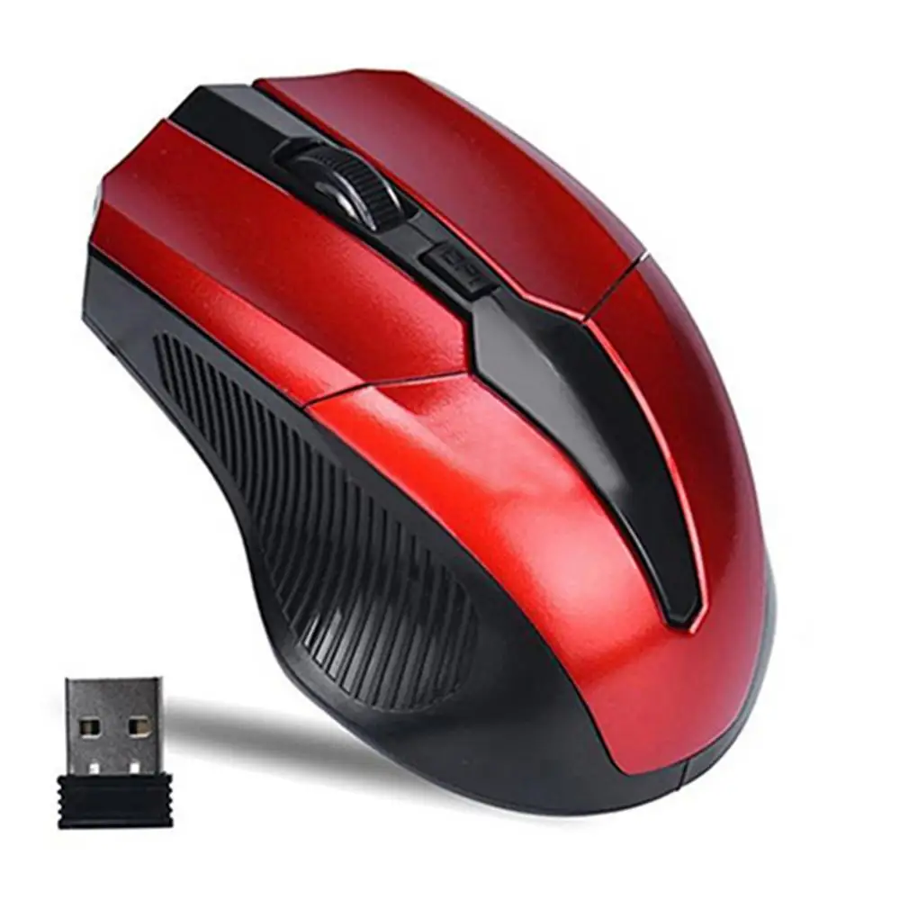 

2.4GHz 4 Keys Wireless Optical Mouse Mice + USB Receiver for Laptop PC Tablet