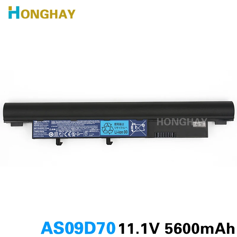 Оригинальный аккумулятор HONGHAY AS09D70 для ноутбука acer Aspire AS09D31 3810T 3811T 3410 4410 5410 T 4810T 5810T