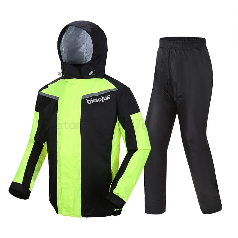 

Waterproof Outdoors Nylon Raincoat Women Jacket Raincoat Hiking Motorcycle Poncho Men Capa De Chuva Moto Rain Coat BA60YY