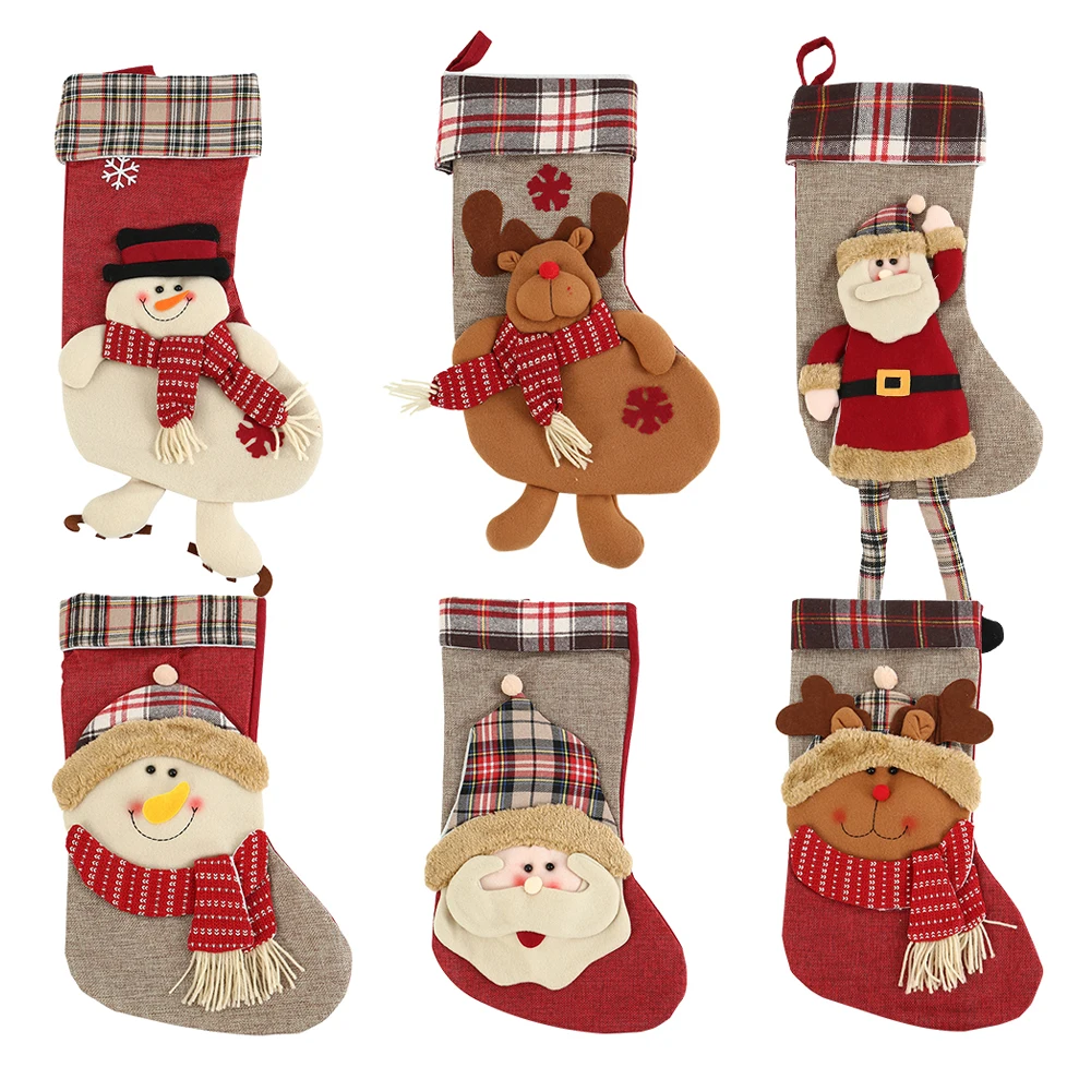 2020 Новогодний подарок мешки Санты персонализированный большой мешок Санта