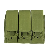 5 56 universal molle triple mag pouch soft nylon rifle airsoft edc tactical vest accessories m4 ar15 magazine pouch bag holster