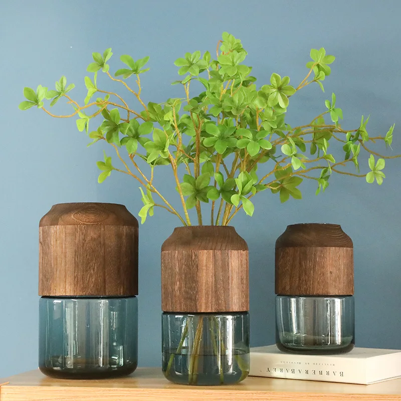 Роскошное современное искусство прозрачное стекло искусственное декор в