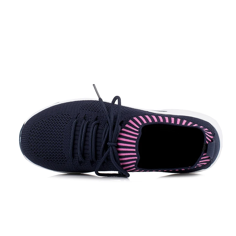 

2020 Autumn Women Wedge Sneakers Flats Shoes Breath Air Cushion Mesh Lace Up Running Sneakers Platform Sport Shoes Woman White