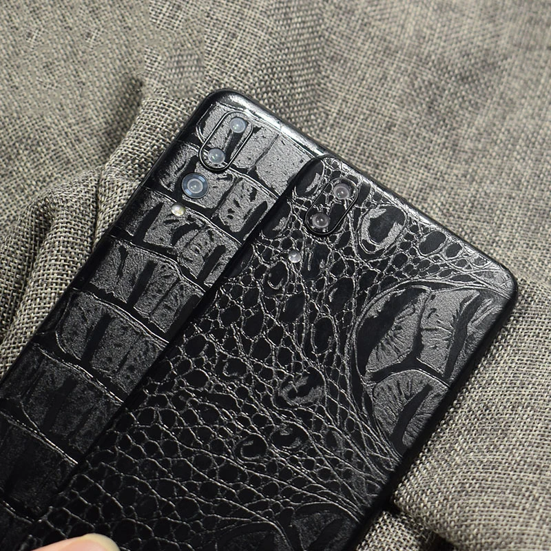 

Crocodile Snakeskin Pattern Decorative Back Film For Huawei P20 Pro Mobile Phone Protector P20Pro Film Stickers