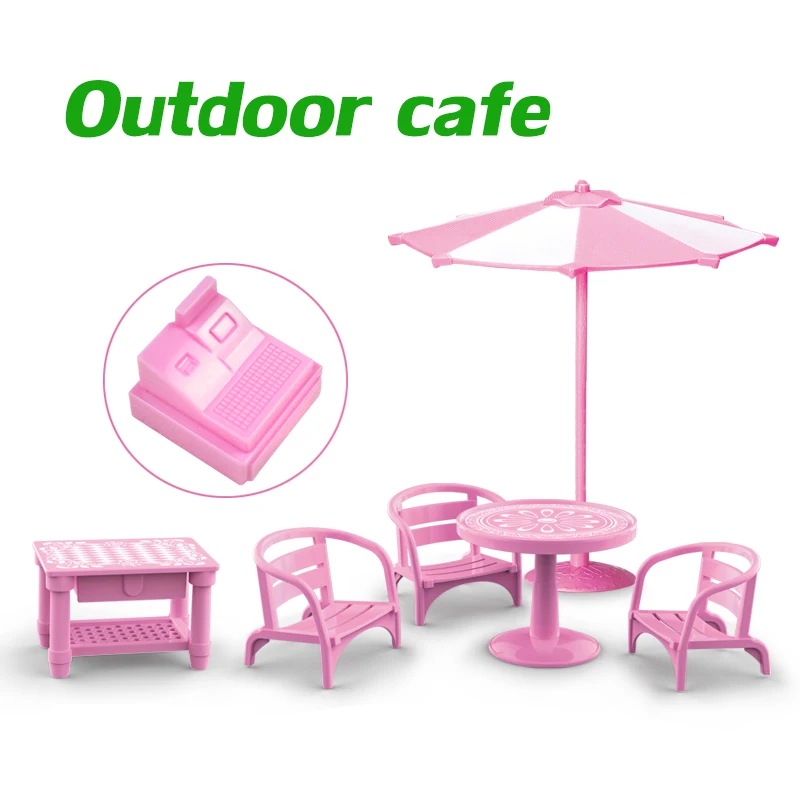 Уличное кафе 1/12 набор сделай сам для семейного с лесными животными Медведь