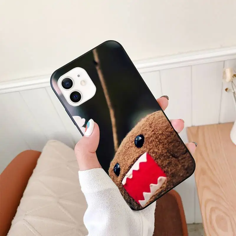 Милый чехол для телефона с героями мультфильмов Домо-кун iPhone 11 12 Mini 13 Pro XS Max X 8 7 6s