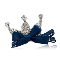 korean style childrens hair clip diamond crown bow clip princess hairpin girls hair accessories head clip
