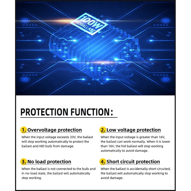 

2Pcs DC12V Slim 100W Digital Xenon Ballast with Car Steering Wheel Control Button Cruise Switch Audio Button