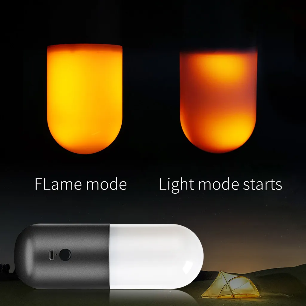 Портативный уличный фонарь для кемпинга палатки гравитационное Индукционное