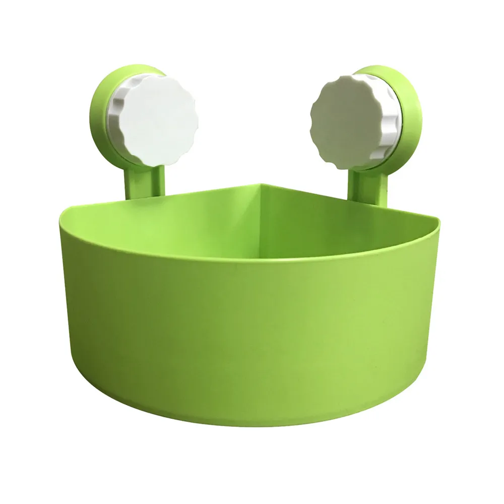 

2Pcs Strong Suction Cup Shelf Holder Bathroom Wall Hanging Rack Washroom Kitchen Organizer Storage Holder