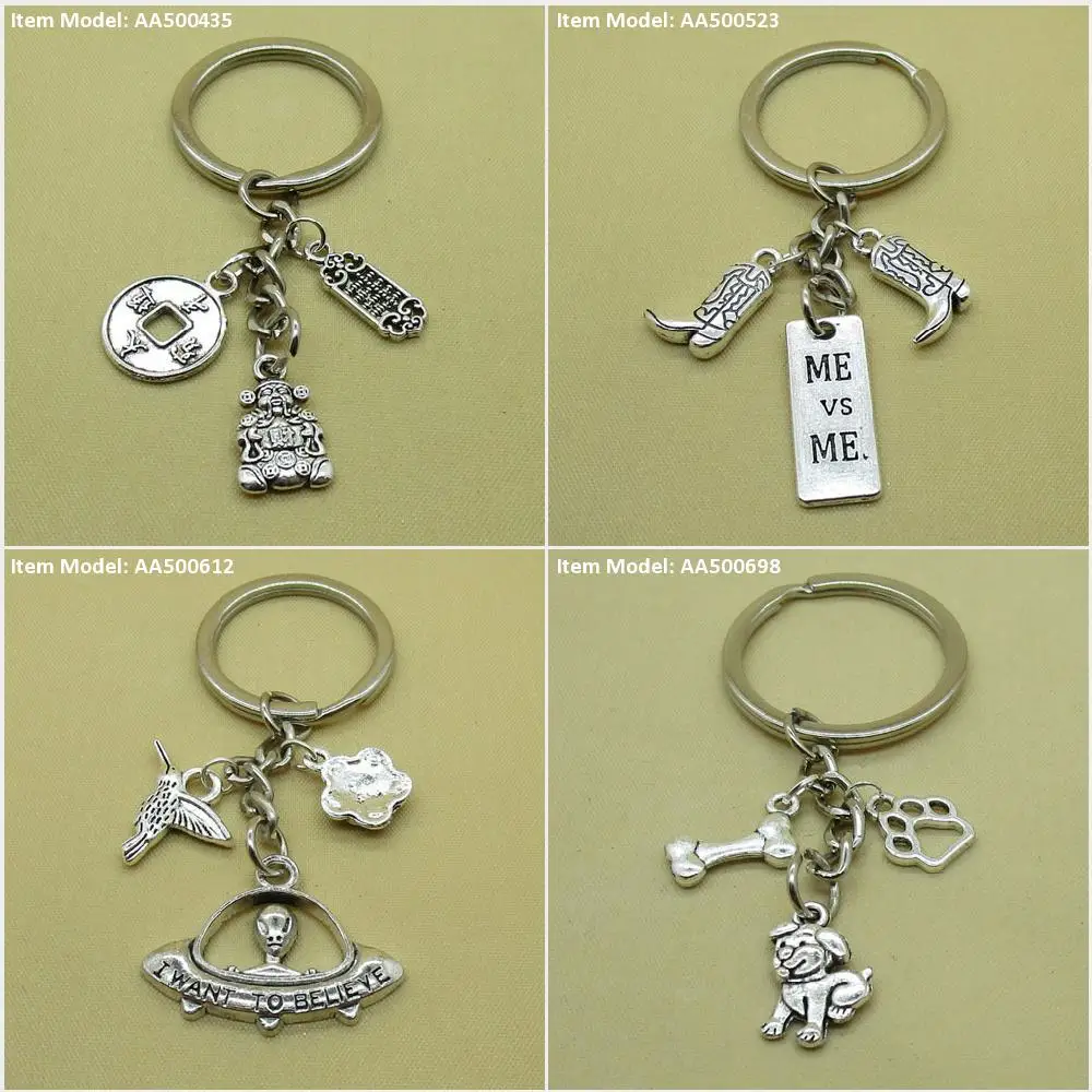 Брелок для ключей Богатство богов китайская бирка Abacus VS ME Boots ET UFO инопланетная