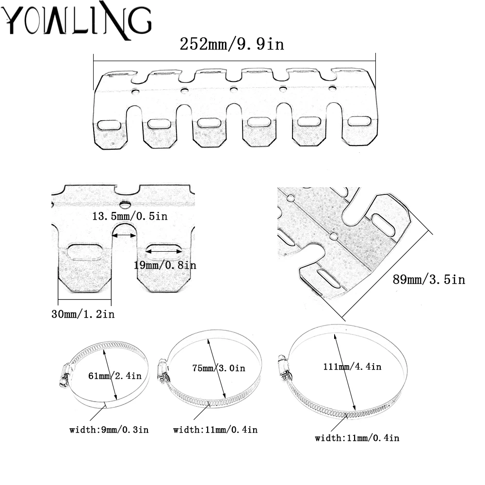 Защитная крышка для выхлопной трубы мотоцикла защитная коннектора средней