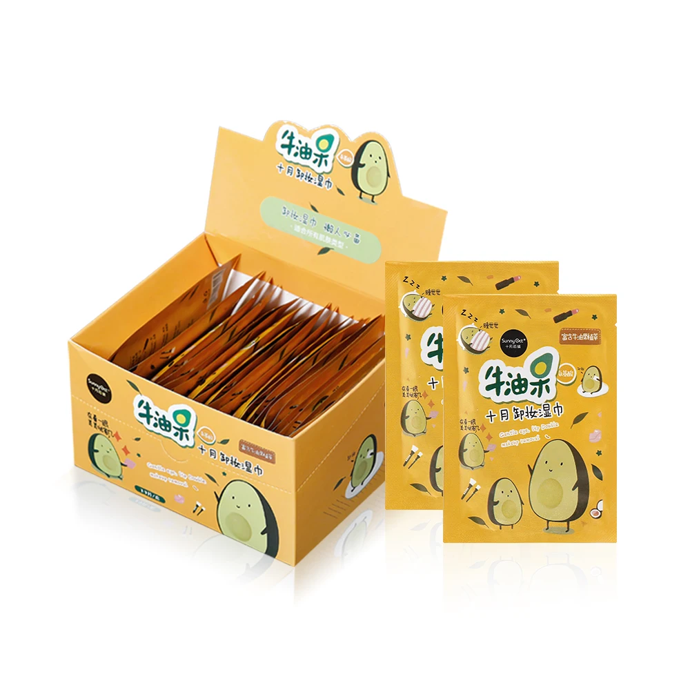 30 шт. одноразовые салфетки для снятия макияжа с авокадо | Красота и здоровье