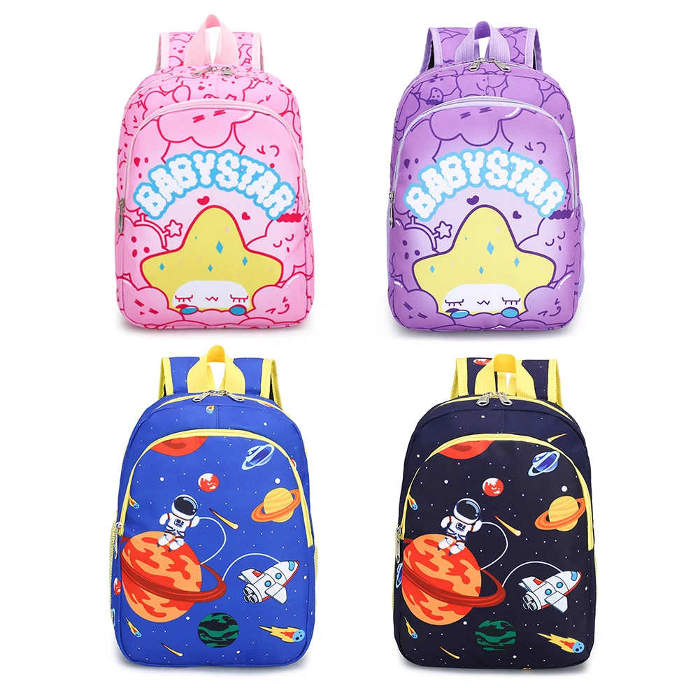 

Модный детский нейлоновый рюкзак, цветная школьная сумка через плечо, уличный рюкзак на молнии, повседневная спортивная Милая школьная сум...