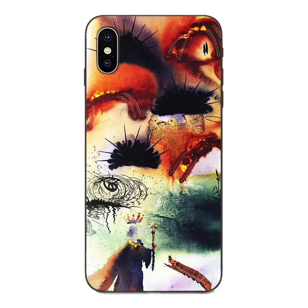 For Xiaomi Mi Mix Max Note 2 2S 3 5X 6 6X 8 9 9T SE A1 A2 A3 CC9e Lite Play Pro F1 Soft TPU Hotsales Mad Tea Party Salvador Dali | Мобильные