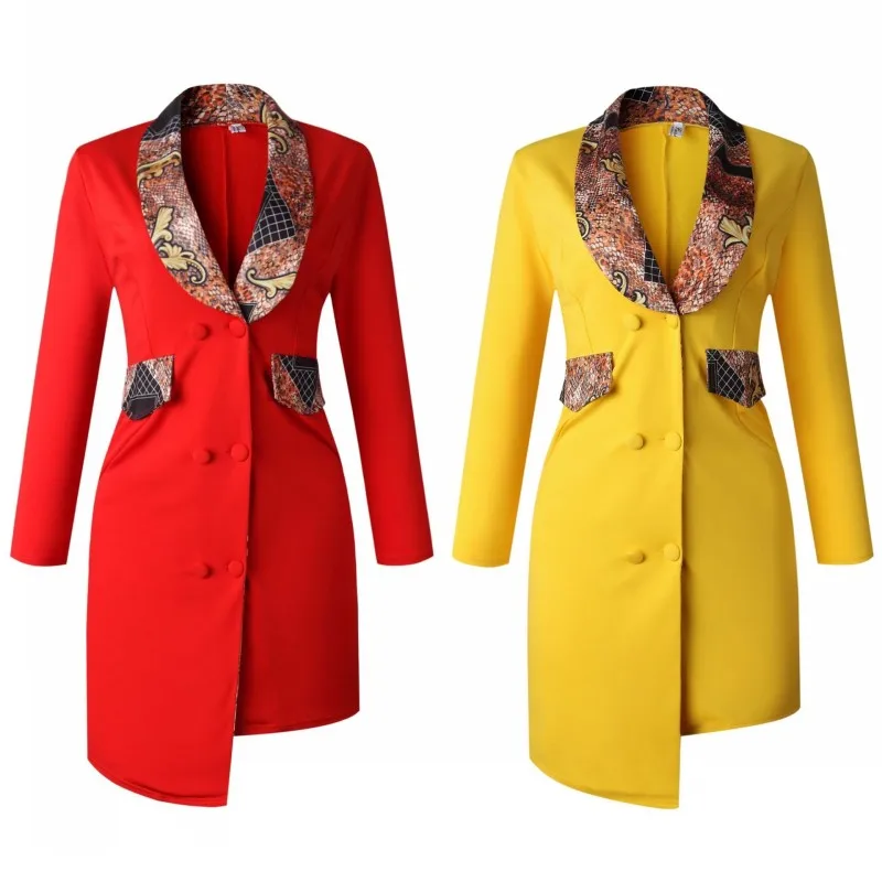 

2021 Africa Clothing African Dresses For Women New Style Spring Autumn Dress African Clothes Fashion Africaine Femme
