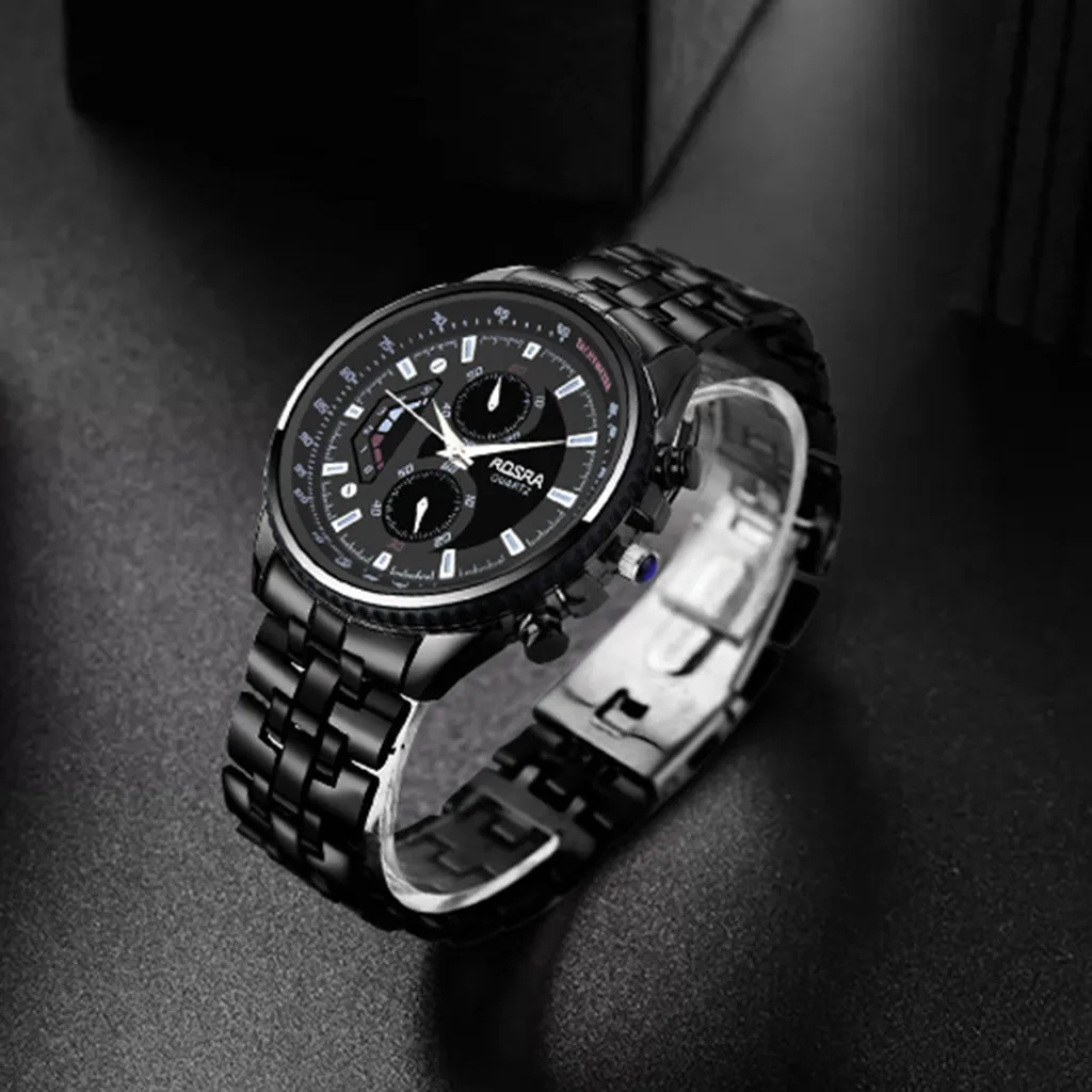 

Top Brand Men Watches Fashion Bussiness Quartz Watch Mens Military Chronograph Wristwatch Clock Relogio Masculino