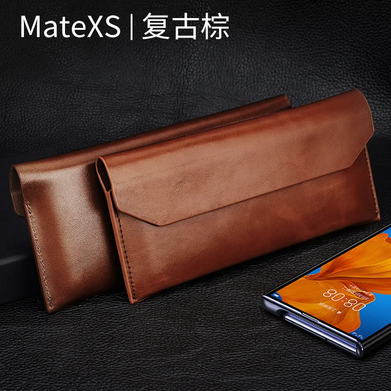 

Genuine Leather Case Pouch For Huawei Mate X XS Case Bags Pouch