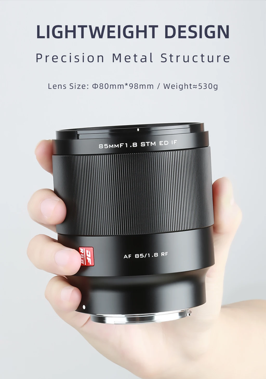 Viltrox 85 мм F1.8 Полнокадровый Средний телеобъектив с фиксированным автофокусом