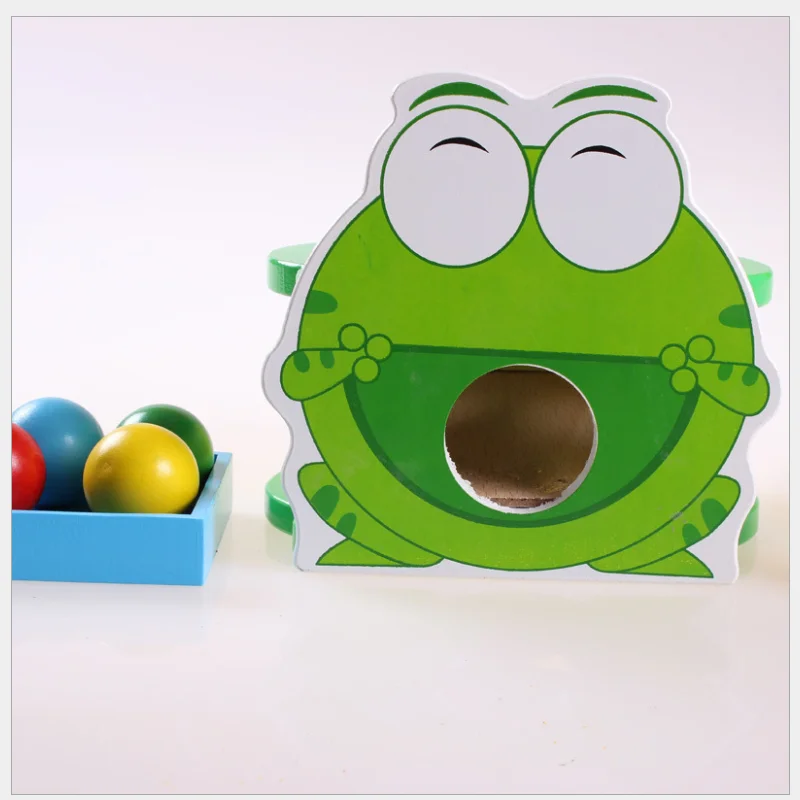 Мунг Бин лягушка красочные деревянные игрушки для малышей Дети бэттинг стол