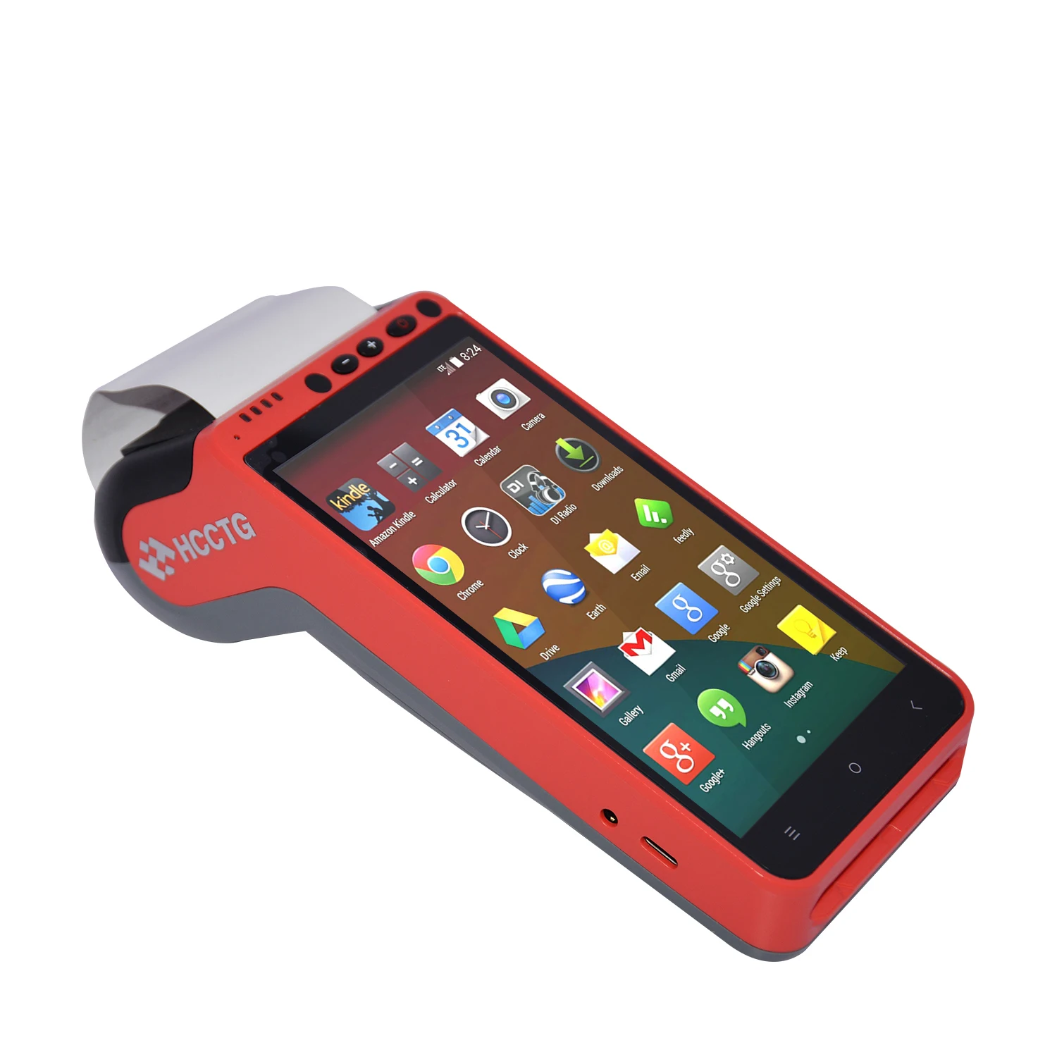 Портативный POS-терминал Android 7 0 с сенсорным экраном и термопринтером опционально