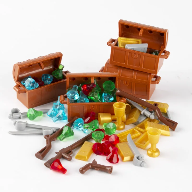 Город МОС аксессуары строительные блоки коробки сокровище бриллиантовый