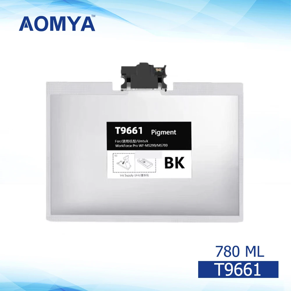 Чернильный пакет Aomya T9661 чернильный с чипом для Epson Pro стандартный Картридж