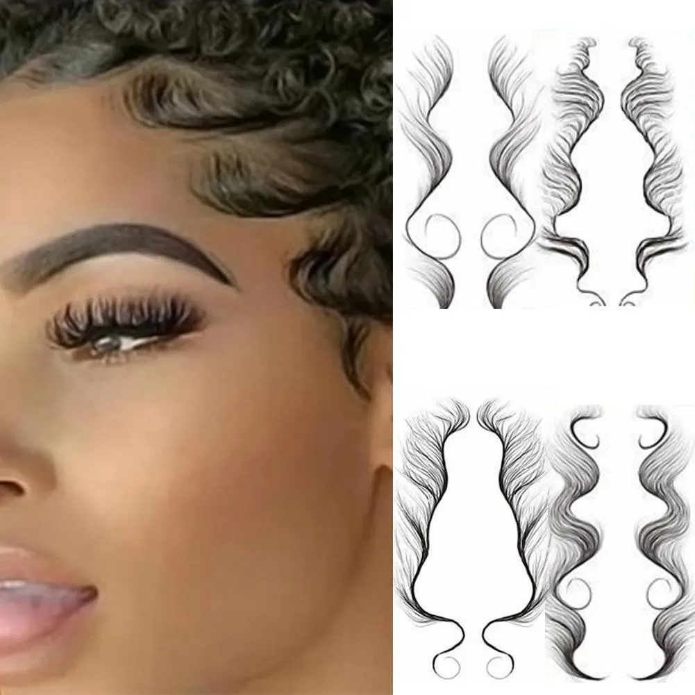 

5 Types Tattoo Sticker Baby Hair Tattoo Stickers Creating The Seriously Real Baby Hair Tattoo Sticker For You Hairline Sticker