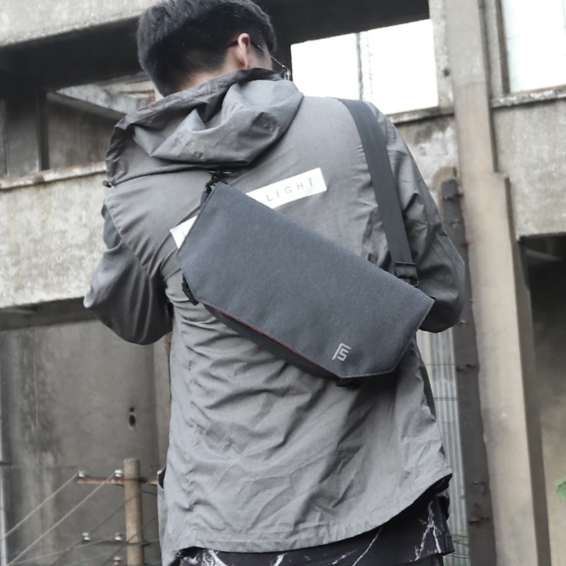 Simple Shoulder Bag men's sling bag waist bagssoft Male Waterproof Nylon belt bag polyeste Boys Leisure Short Trip
