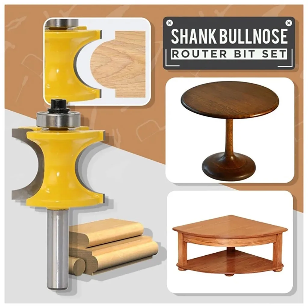 Хвостовик Bullnose колонка бисера лицевая формовочная фреза для