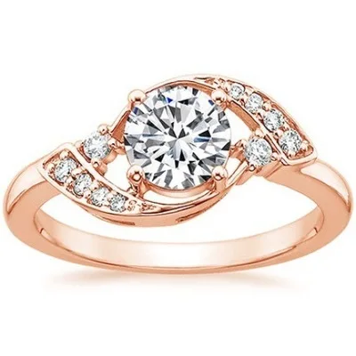 Новинка 2019 горячая распродажа обручальное кольцо набор женских круглых милых