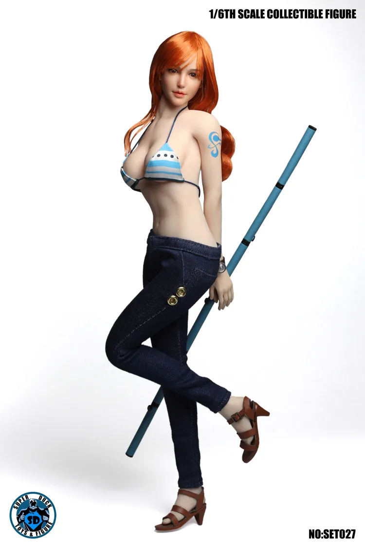 

In Stock SUPER DUCK 1/6 Scale Sexy COSPLAY SET027 Navigator & Cothing Set for 12 inches TBLeague S07C Action Figure Body