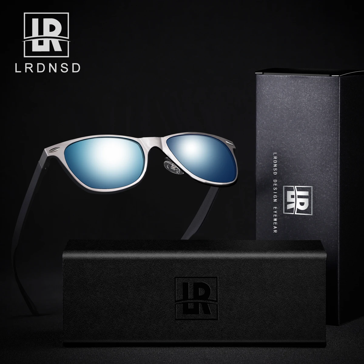 Солнцезащитные очки унисекс классические алюминиевые поляризационные