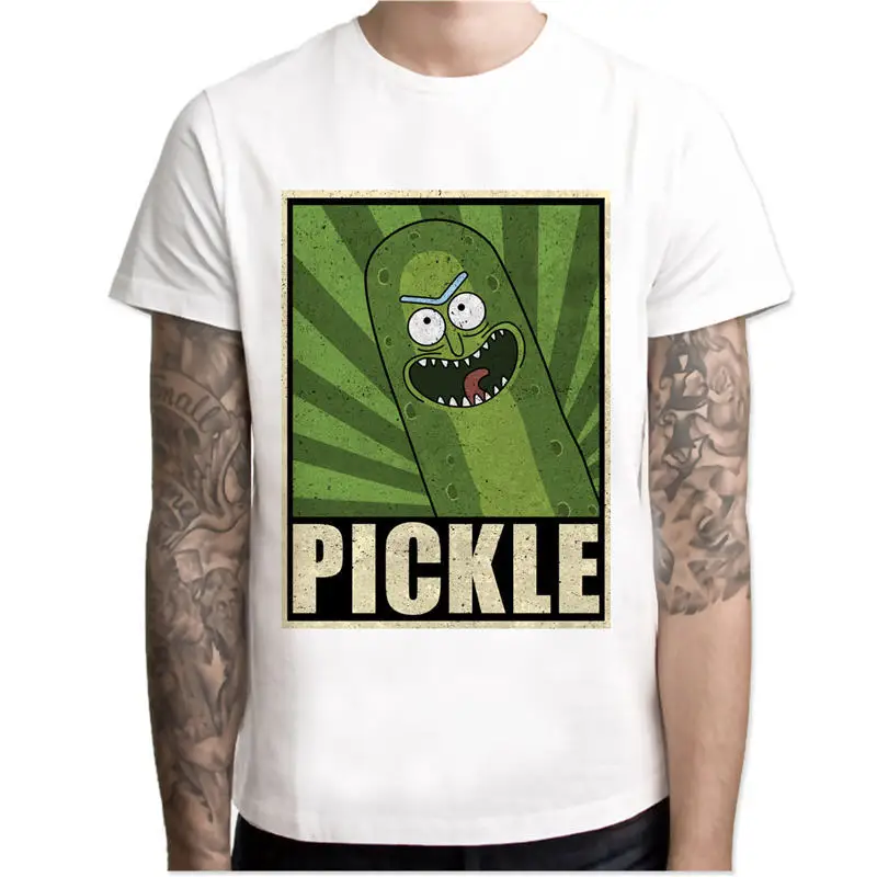 06 Мужская футболка rick and morty, новая футболка аниме Rick y morty, забавная футболка для мужчин, классные мужские футболки топы - Цвет: 06