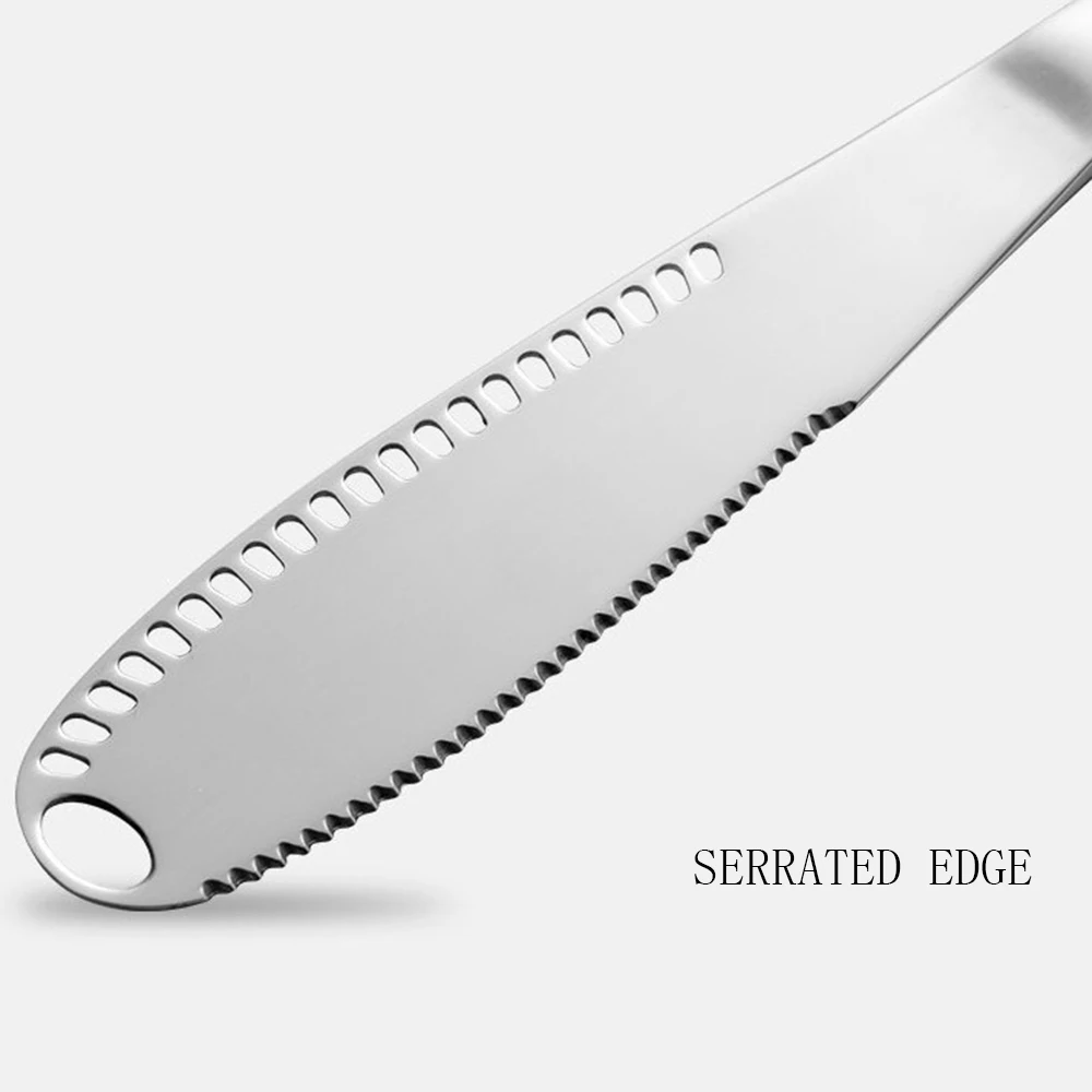 

1PC Multifunctional Stainless Steel Butter Knife Cream Knife Western Bread Jam Knifes Kitchen Bar Supplies